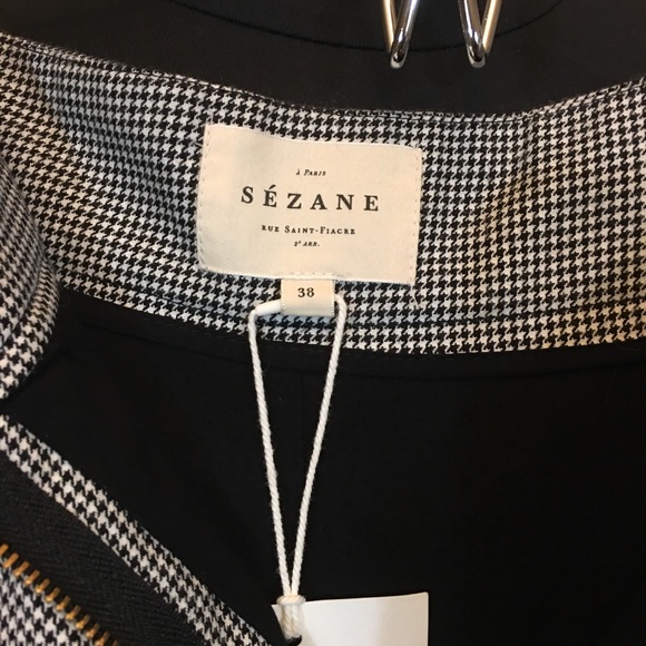 Size38 Sézane William Shorts (Pied de Poule) - Picture 4 of 16